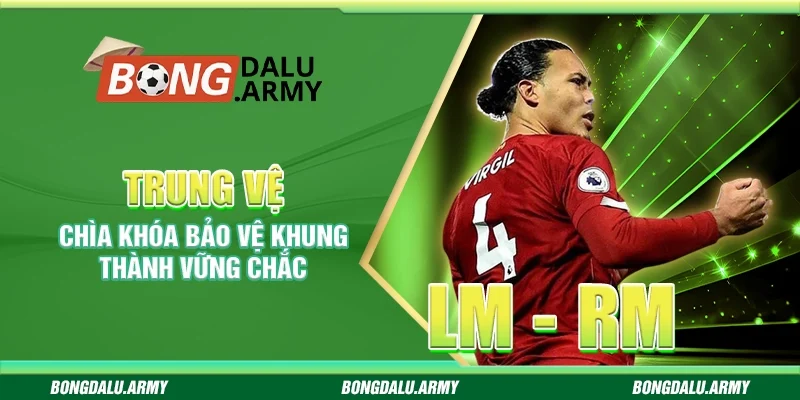 Trung vệ - Chìa khóa bảo vệ khung thành vững chắc