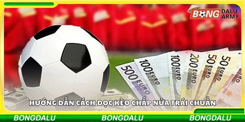 Hướng dẫn cách đọc kèo chấp nửa trái chuẩn