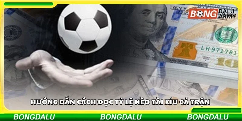 Hướng dẫn cách đọc tỷ lệ kèo tài xỉu cả trận