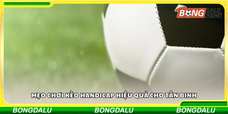 Mẹo chơi kèo bóng Handicap hiệu quả cho tân binh